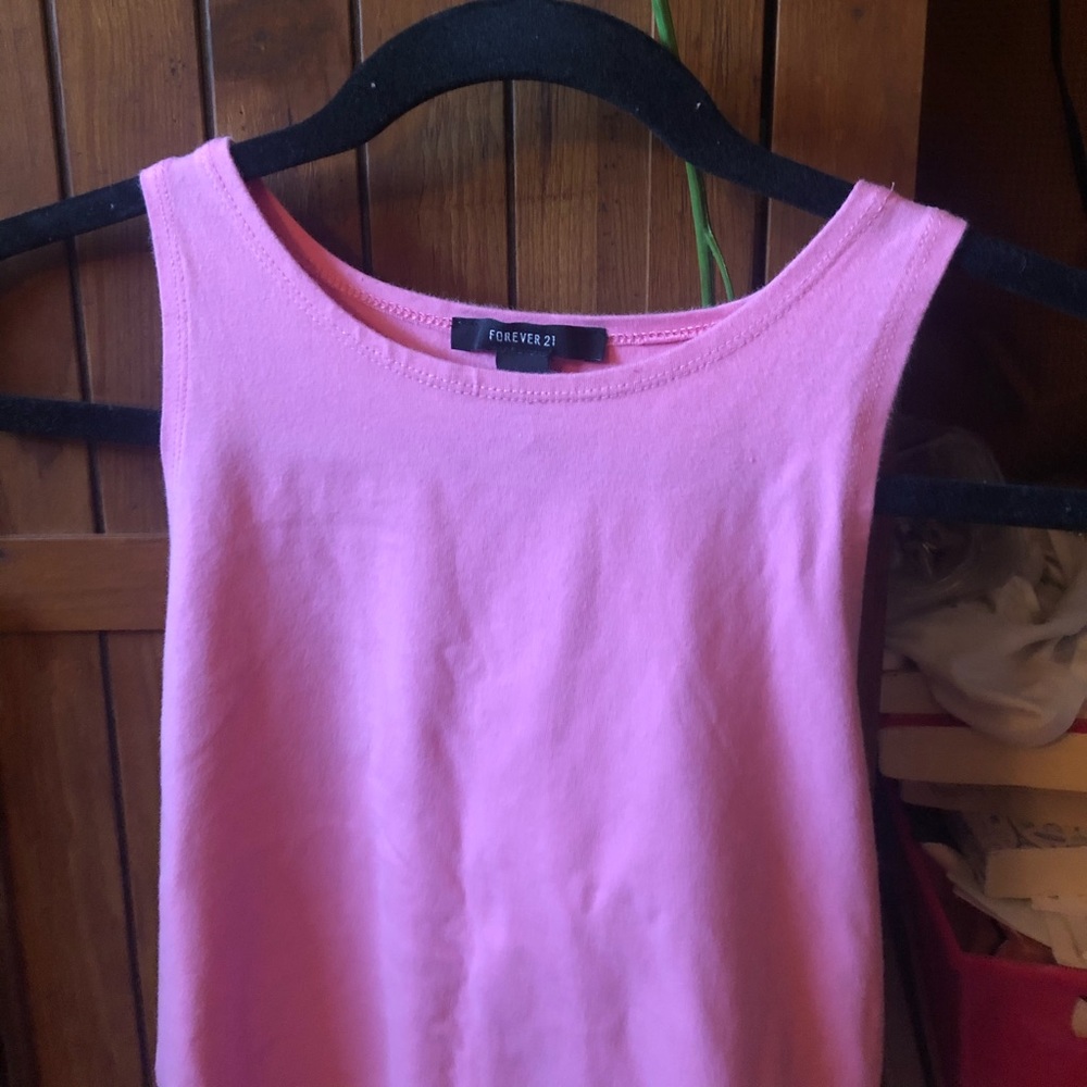 Pink body suit